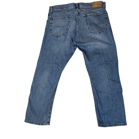 Polo Ralph Lauren Men Denim Jeans 36x30 Meas 36x28 Hampton Relaxed Straight Leg - Picture 2 of 10
